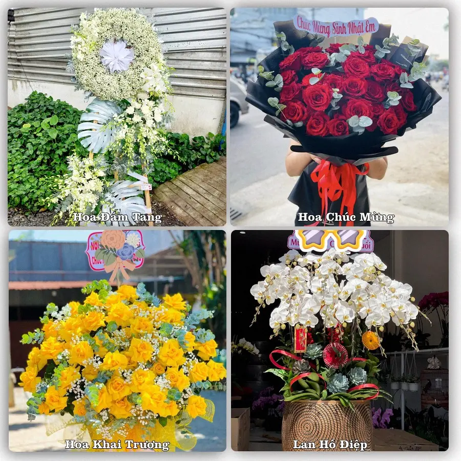 Dịch vụ đặt hoa online giao tận nơi tại Vĩnh Hưng
