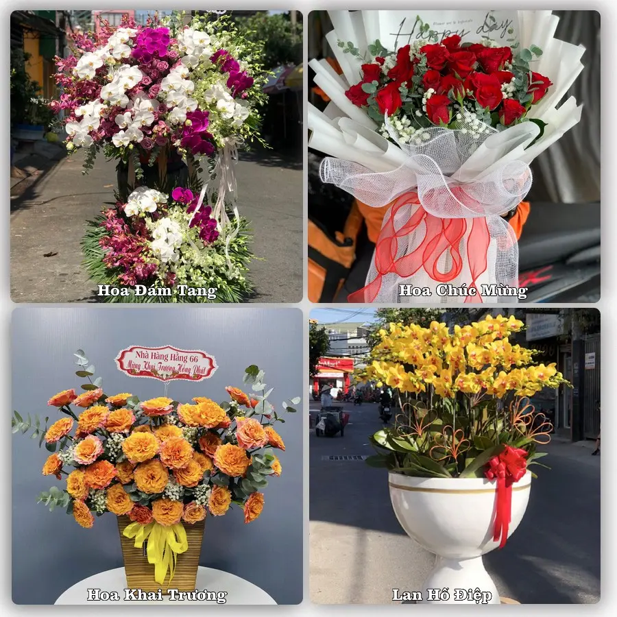 Dịch vụ đặt hoa online giao tận nơi tại Cần Thạnh, Cần Giờ