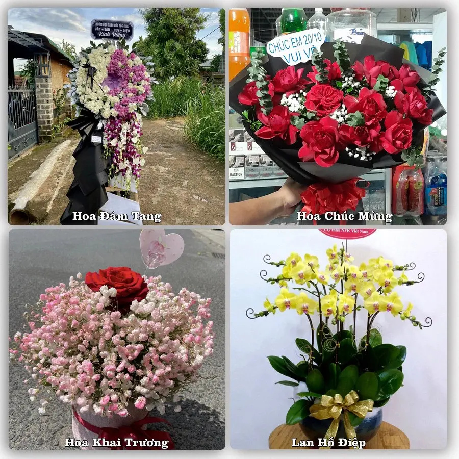 Dịch vụ đặt hoa online giao tận nơi tại Long Hải, Long Điền