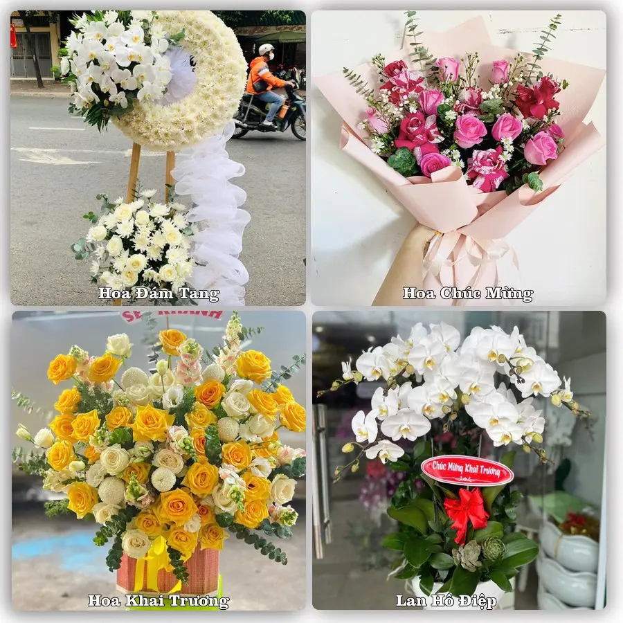 Tư vấn chọn hoa theo từng dịp tại Vĩnh Bình, Gò Công Tây