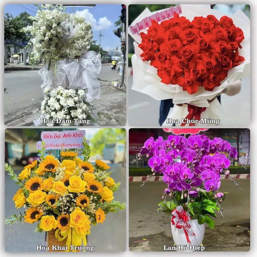 Tư vấn chọn hoa theo từng dịp tại Dầu Giây, Thống Nhất