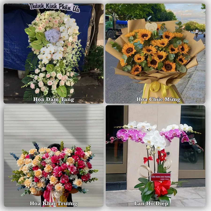 Dịch vụ đặt hoa online giao tận nơi tại Trảng Bom