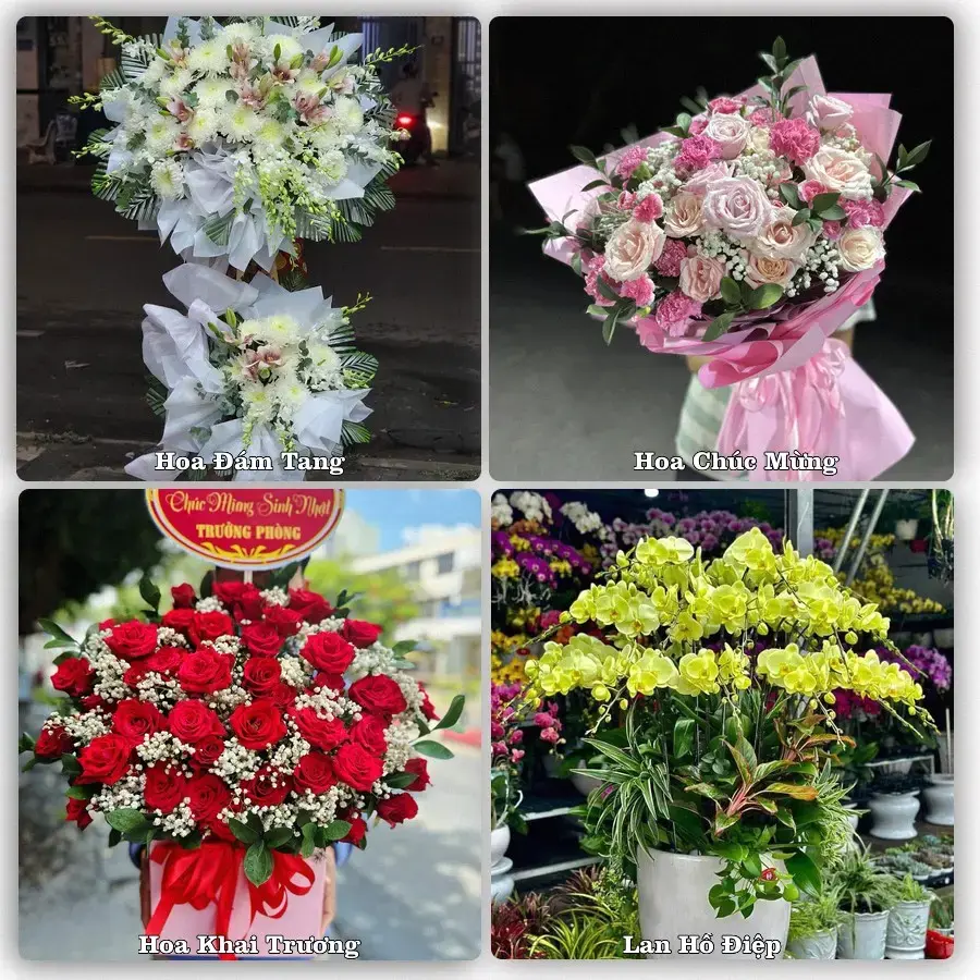 Shop hoa tươi Lai Uyên, Bàu Bàng – Giao tận nơi trong 2 giờ
