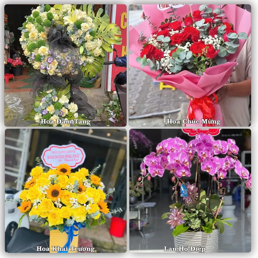 Dịch vụ đặt hoa online giao tận nơi tại Tân Hiệp, Châu Thành