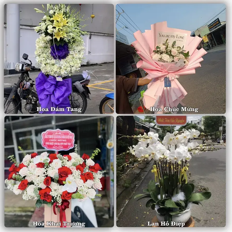 Shop hoa tươi Mỹ Phước, Tân Phước – Tư vấn 24/7, giao trong 2 giờ