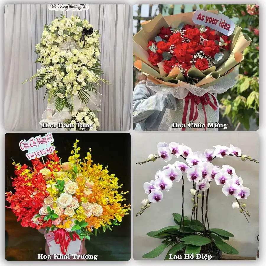 Dịch vụ đặt hoa online giao tận nơi tại Thủ Dầu Một, Bình Dương