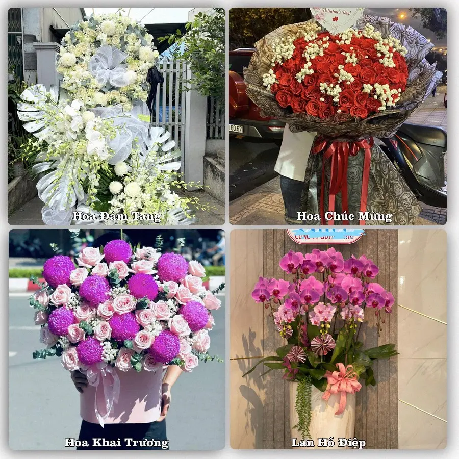 Tư vấn chọn hoa theo từng dịp tại Gò Dầu