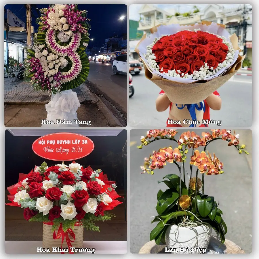 Dịch vụ đặt hoa online giao tận nơi tại Phước Cát, Cát Tiên