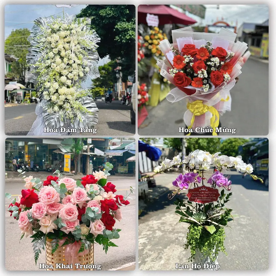 Mẫu hoa tươi dành cho khách đặt hoa tại D'Ran, Đơn Dương