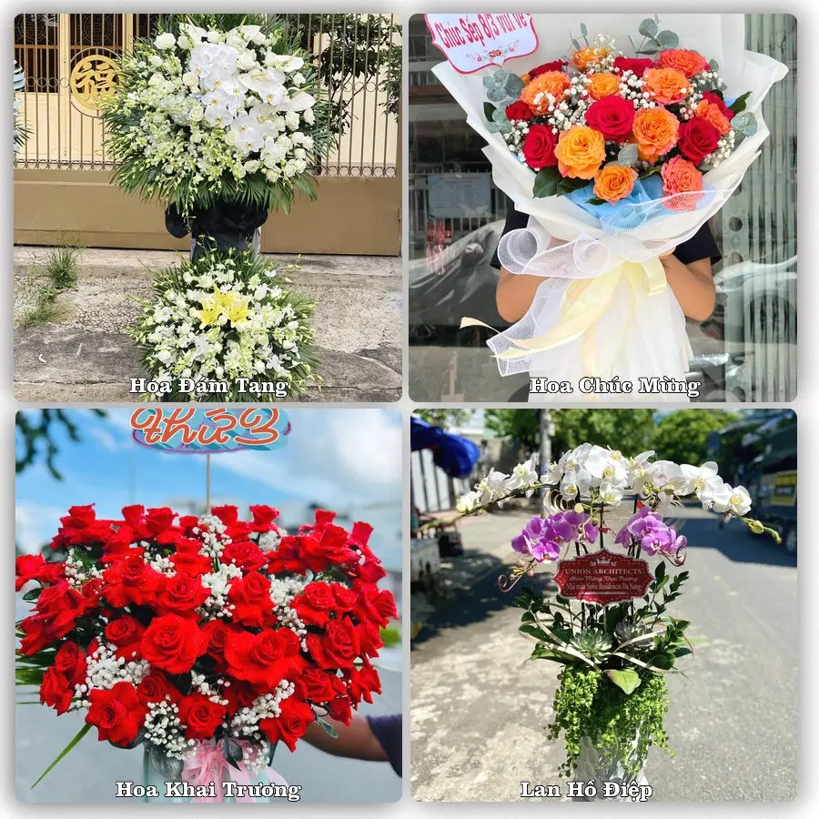 Mẫu hoa tươi dành cho khách đặt hoa tại Ea Knốp, Ea Kar