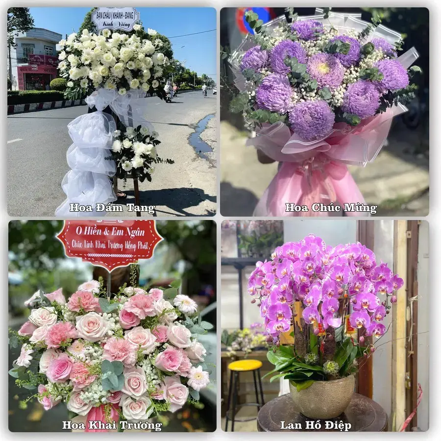 Shop hoa tươi Kông Chro – Đặt online, giao tận nơi
