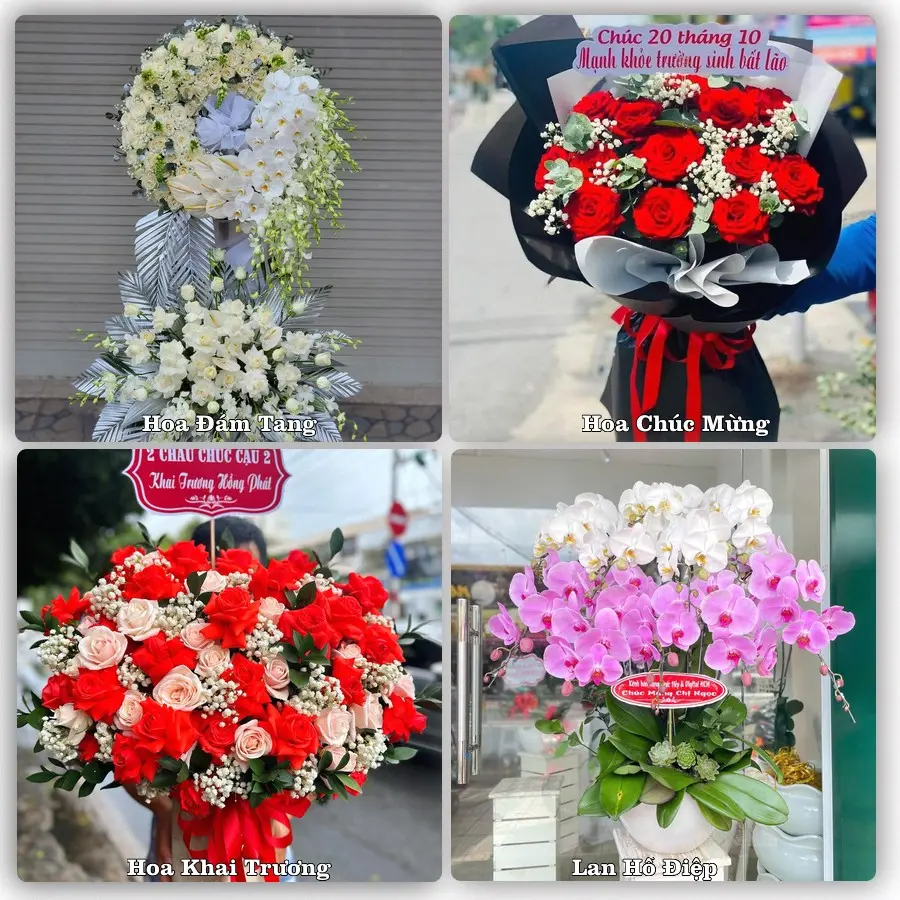 Dịch vụ đặt hoa online giao tận nơi tại Tân Khai, Hớn Quản