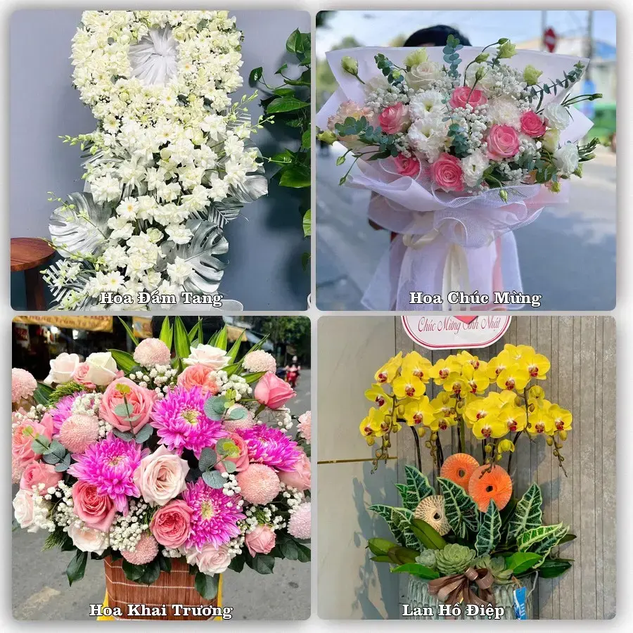 Shop hoa tươi Tân Khai, Hớn Quản – Giao tận nơi trong 2 giờ
