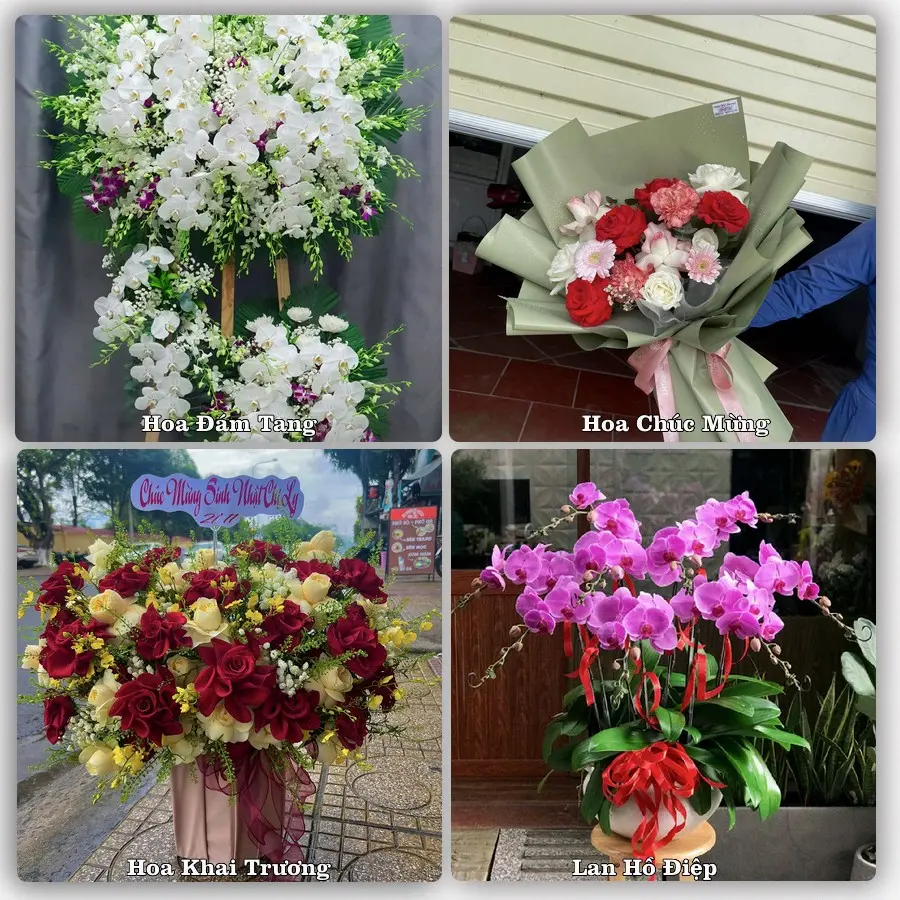 Dịch vụ đặt hoa online giao tận nơi tại Thanh Bình, Bù Đốp