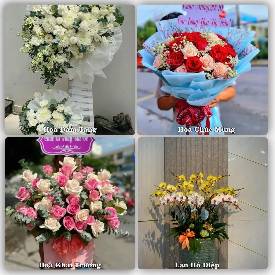 Dịch vụ đặt hoa online giao tận nơi tại Cẩm Phả, Quảng Ninh