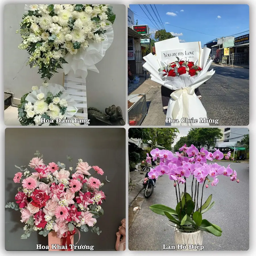 Mẫu hoa tươi dành cho khách đặt hoa tại Cao Bằng