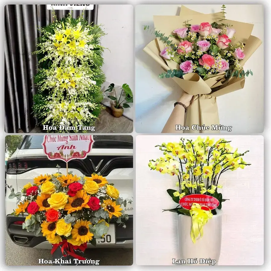 Shop hoa tươi Thái Nguyên – Giao tận nơi trong 2 giờ