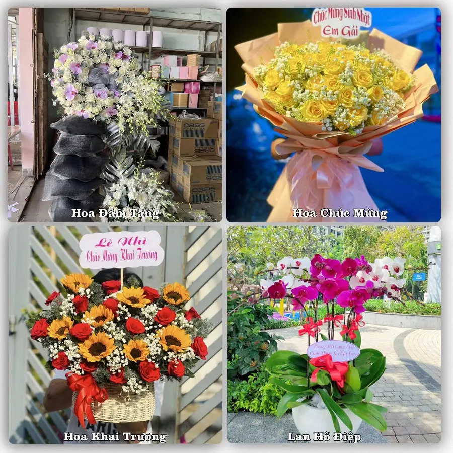 Dịch vụ đặt hoa online giao tận nơi tại Vĩnh Yên, Vĩnh Phúc