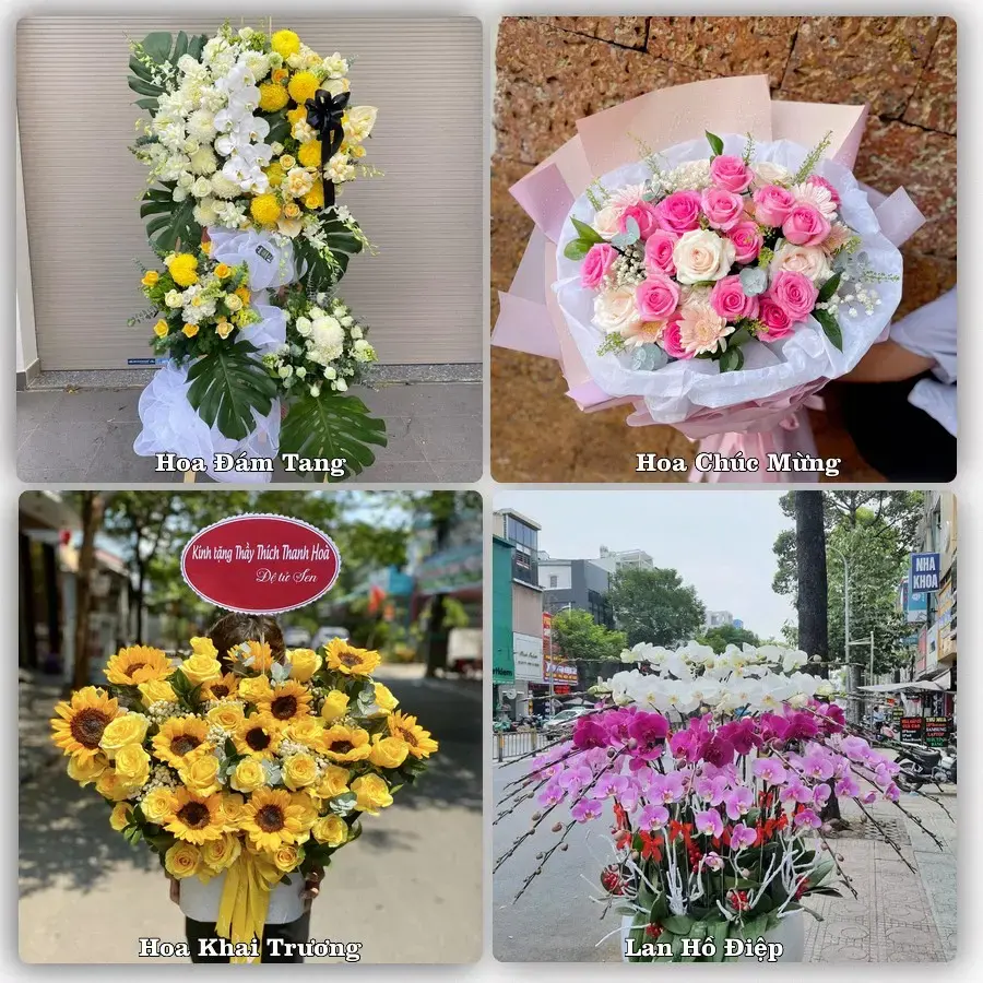 Shop hoa tươi Huỳnh Hữu Nghĩa, Mỹ Tú – Giao tận nơi trong 2 giờ