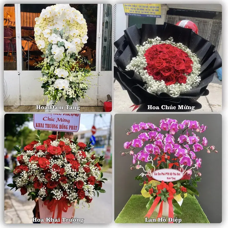 Shop hoa tươi Rạch Gòi, Châu Thành A – Giao tận nơi trong 2 giờ