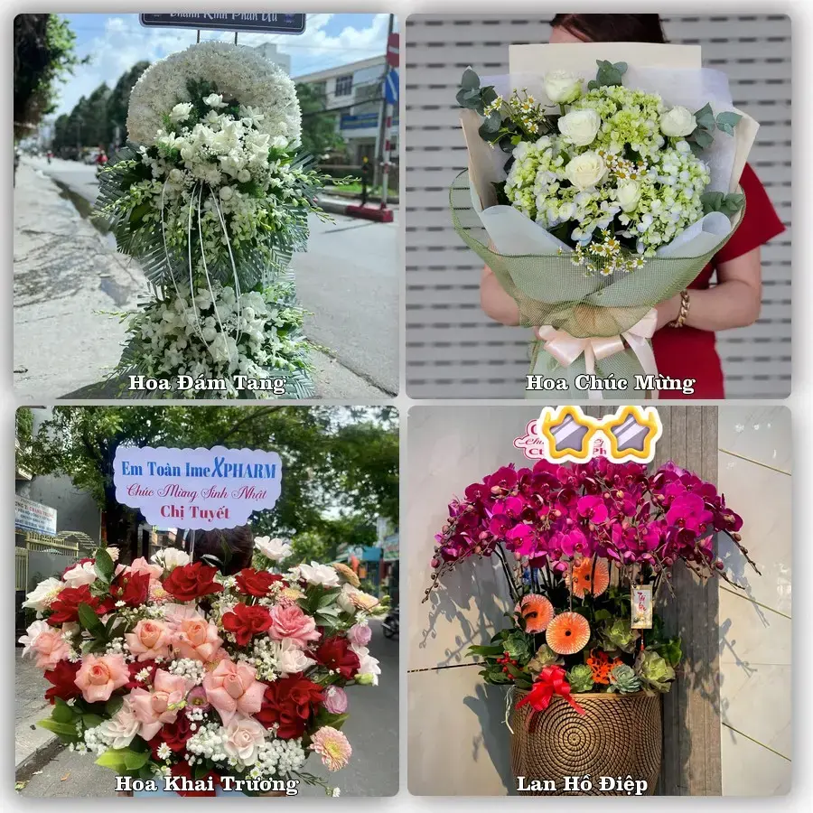 Tư vấn chọn hoa theo từng dịp tại Rạch Gòi, Châu Thành A