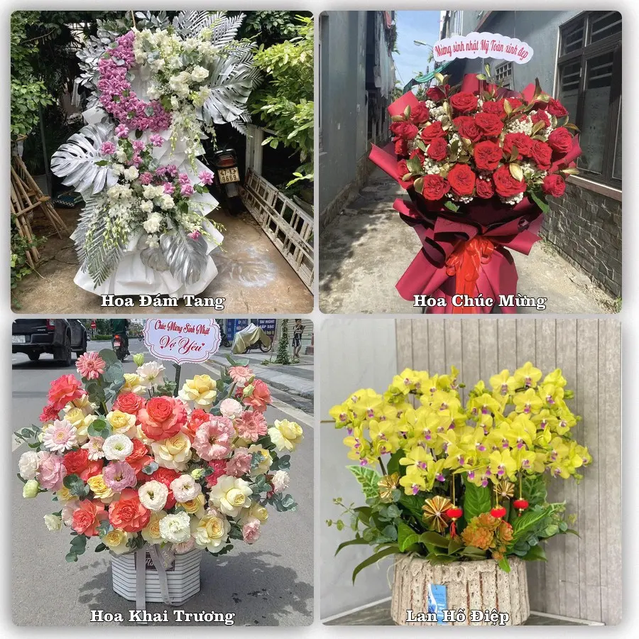 Tư vấn chọn hoa theo từng dịp tại Sóc Sơn, Hòn Đất