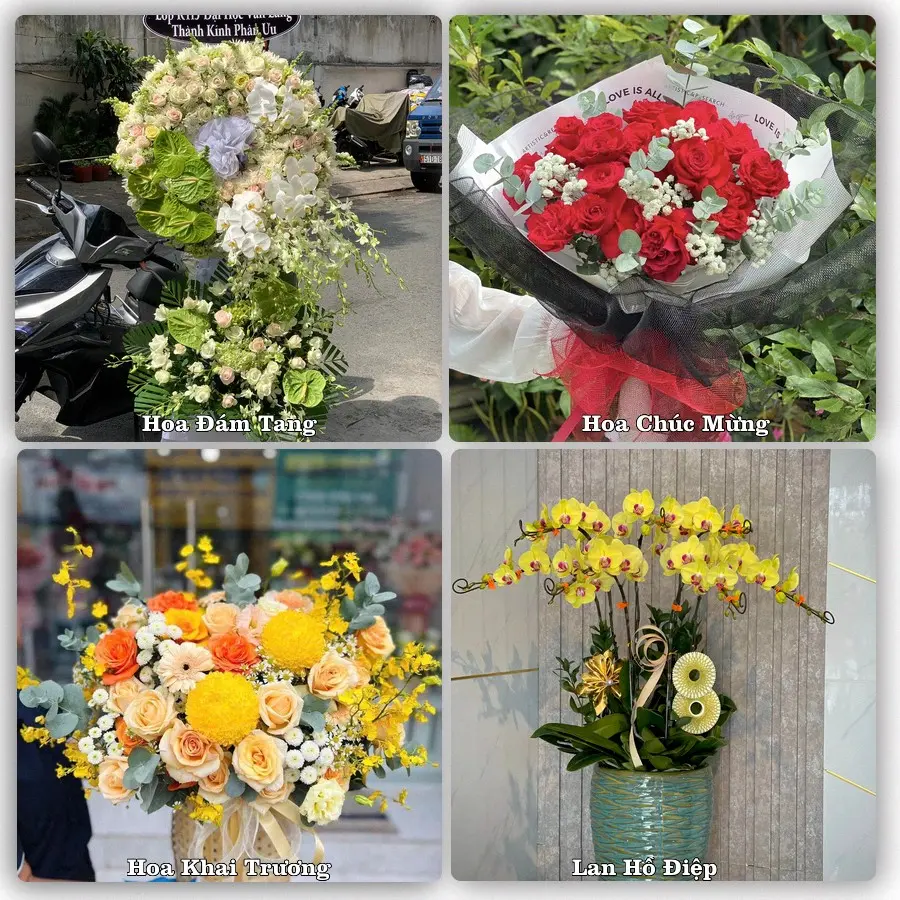 Tư vấn chọn hoa theo từng dịp tại Thới Lai