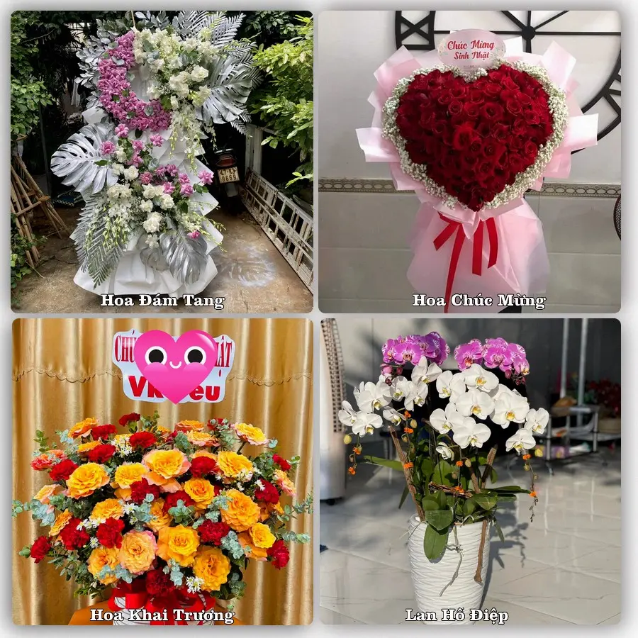 Đặt hoa online giao tận nơi tại Chơn Thành, Bình Phước