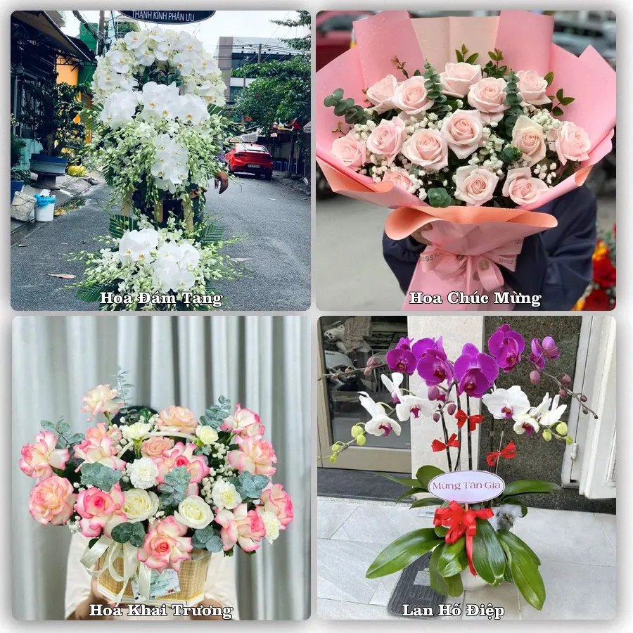 Đặt hoa online giao tận nơi tại Tân Uyên, Bình Dương