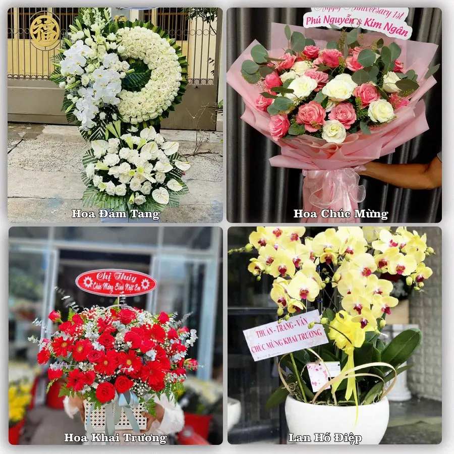 Tư vấn chọn hoa theo từng dịp tại Tân Uyên, Bình Dương