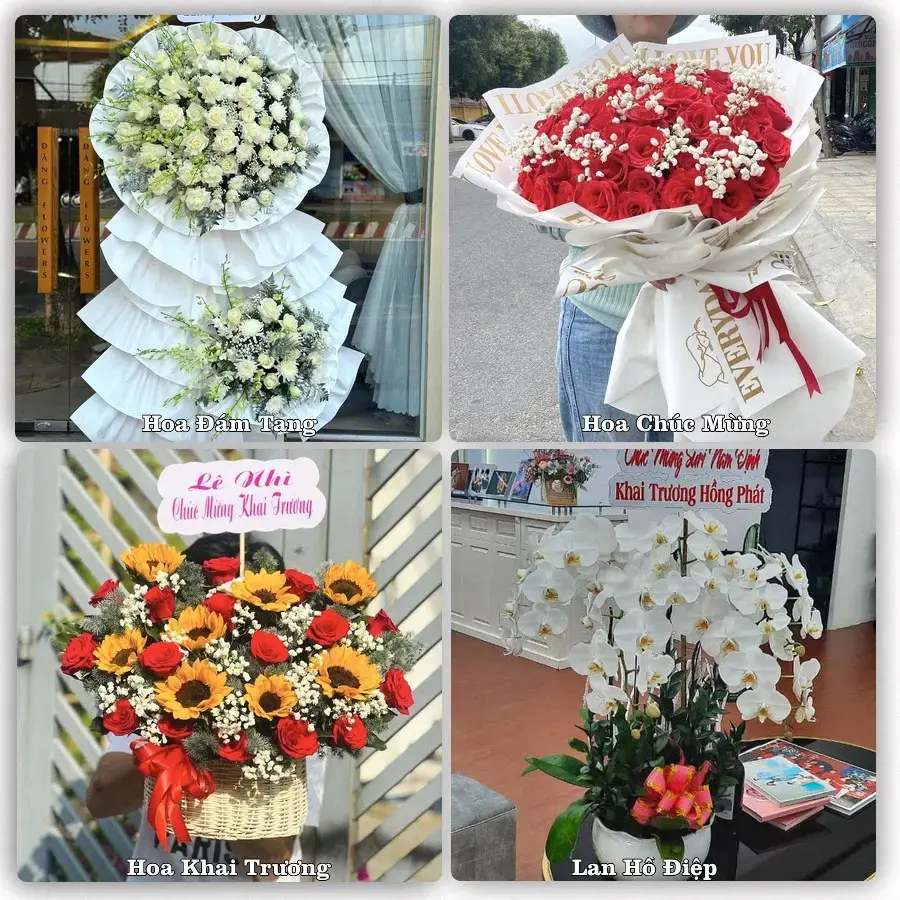Dịch vụ đặt hoa online giao tận nơi tại Bình Liêu