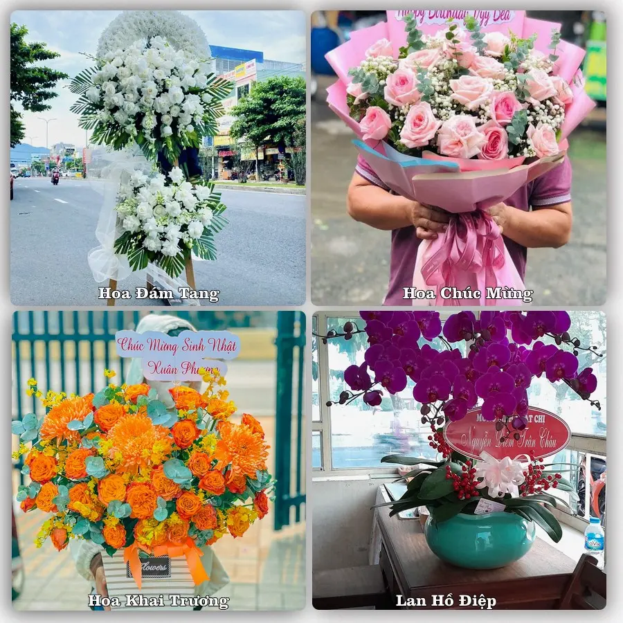 Mẫu hoa tươi dành cho khách đặt hoa tại Cái Rồng, Vân Đồn