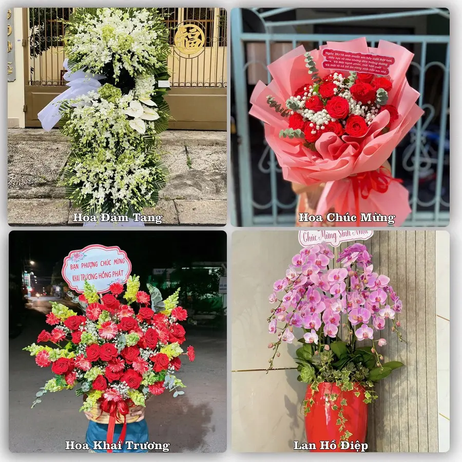 Dịch vụ đặt hoa online giao tận nơi tại Cành Nàng, Bá Thước