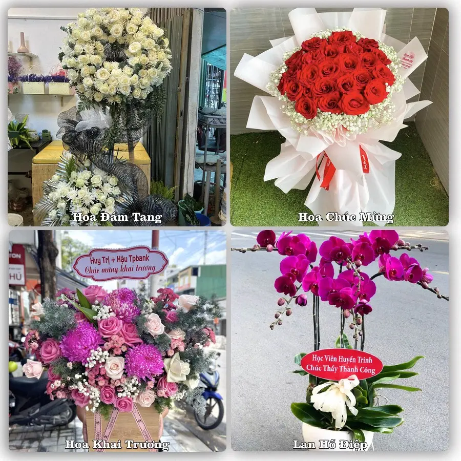 Dịch vụ đặt hoa online giao tận nơi tại Cao Thượng, Tân Yên
