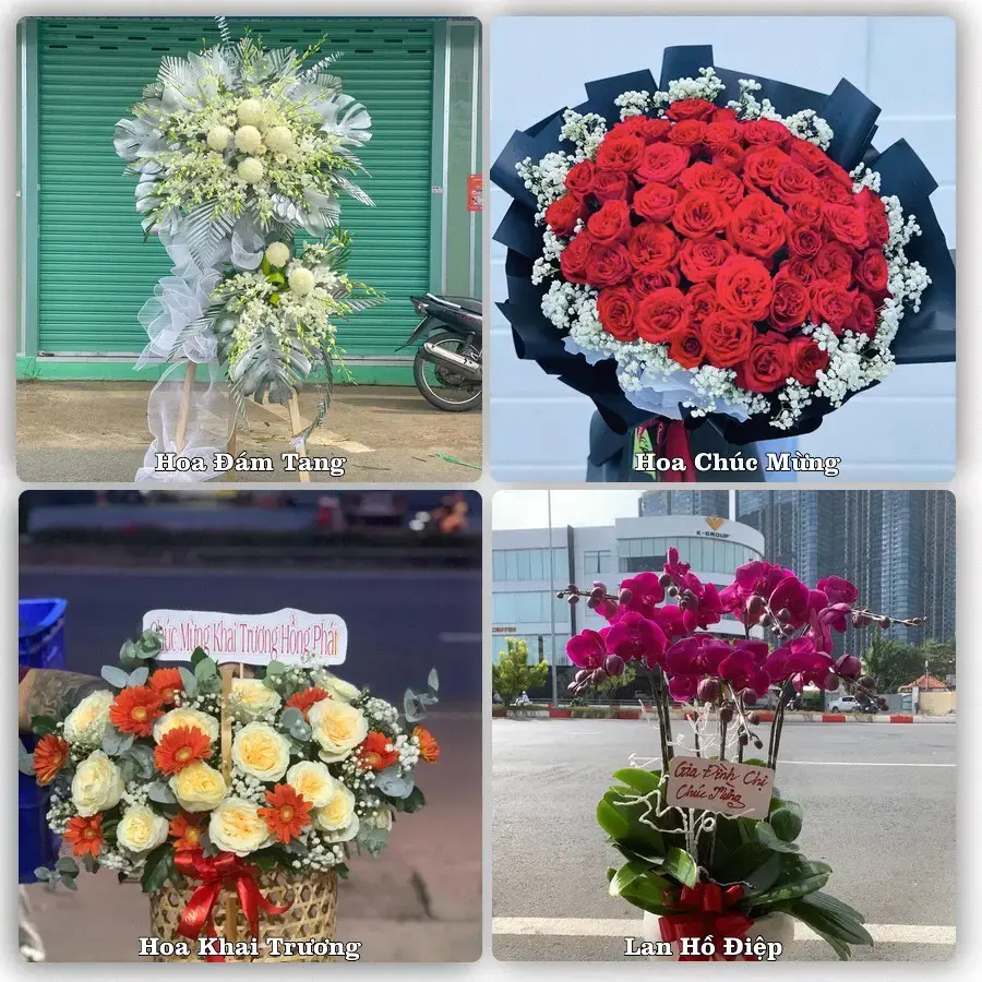 Shop hoa tươi Cầu Giát, Quỳnh Lưu – Đặt online, giao tận nơi