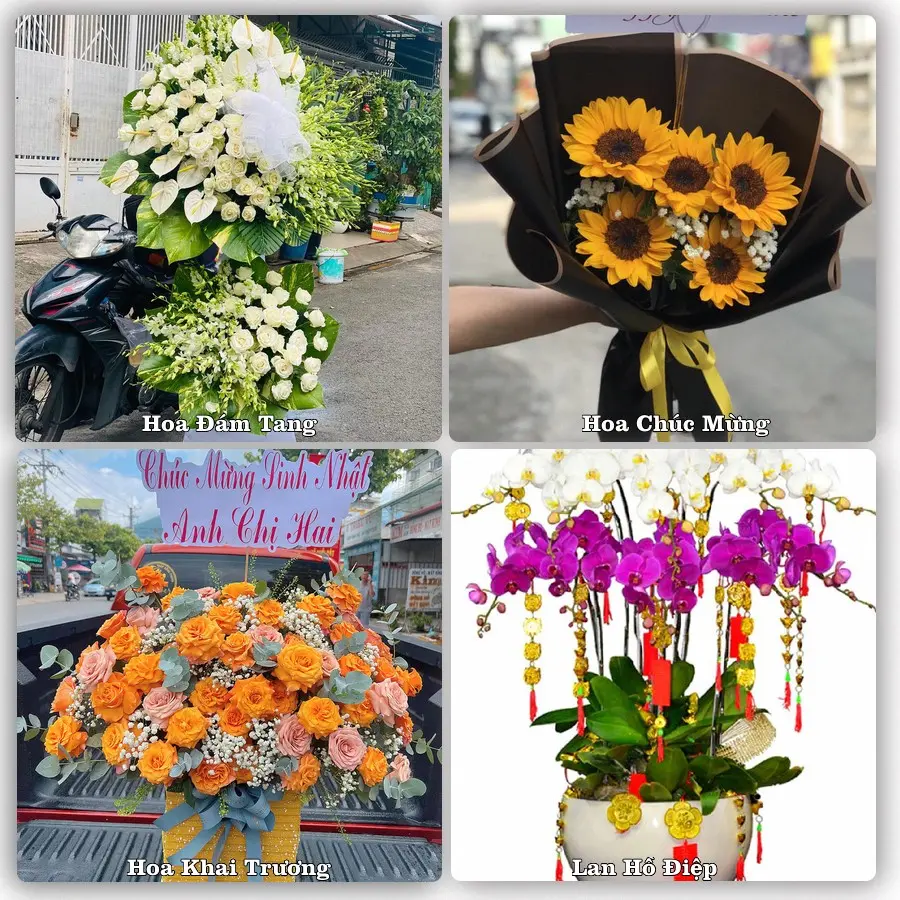 Dịch vụ đặt hoa online giao tận nơi tại Cầu Giát, Quỳnh Lưu