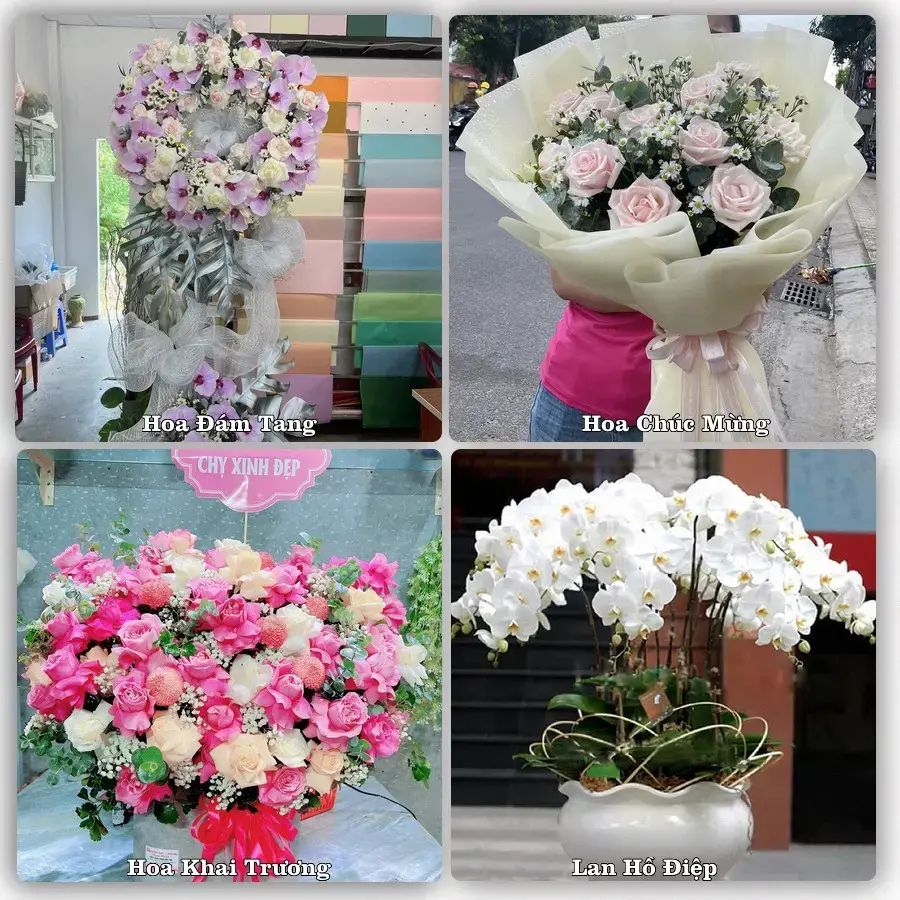 Shop hoa tươi Chợ Lầu, Bắc Bình – Tư vấn chọn mẫu theo dịp
