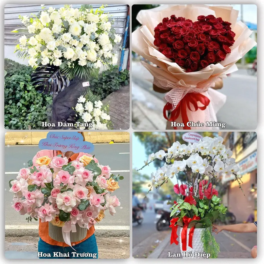 Dịch vụ đặt hoa online giao tận nơi tại Chũ, Lục Ngạn