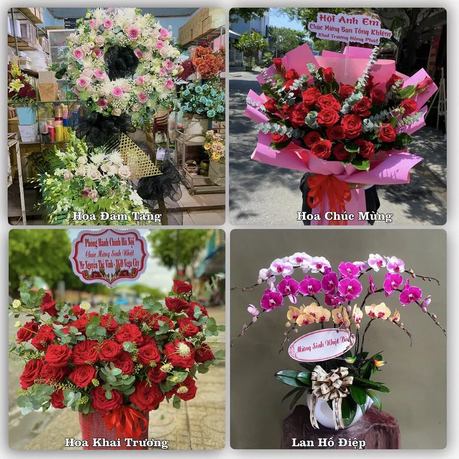 Mẫu hoa tươi dành cho khách đặt hoa tại Chúc Sơn, Chương Mỹ