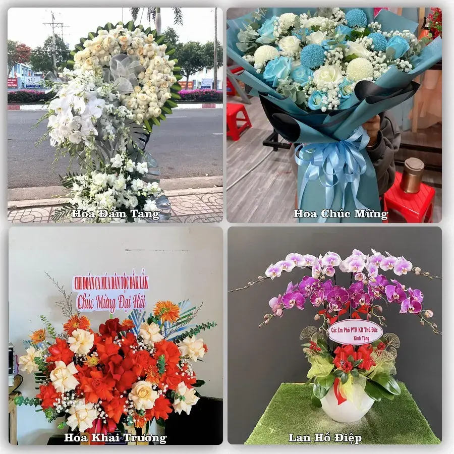 Shop hoa tươi Đại Đình, Tam Đảo – Tư vấn chọn mẫu theo dịp