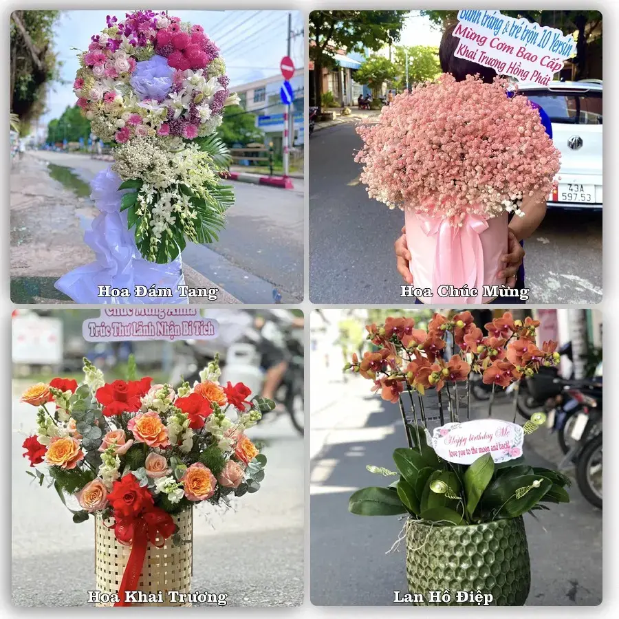 Shop hoa tươi Đắk Hà – Tư vấn chọn mẫu theo dịp