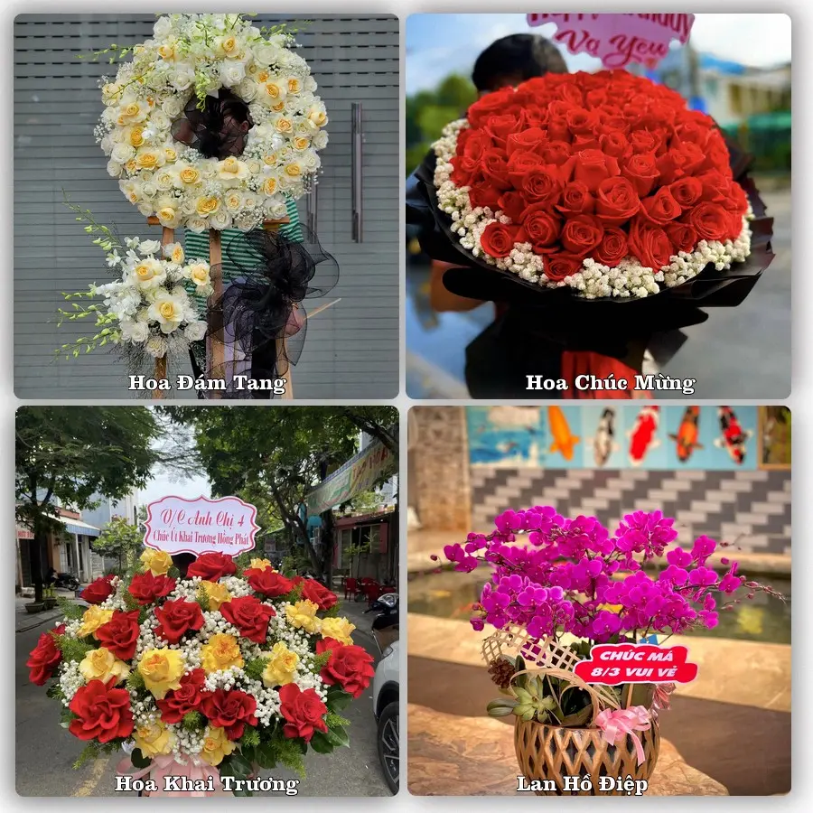 Tư vấn chọn hoa theo từng dịp tại Đắk Rve, Kon Rẫy