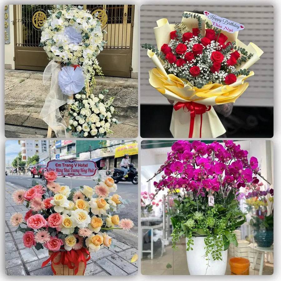 Dịch vụ đặt hoa và điện hoa giao tận nơi tại Quận 7, TP.HCM