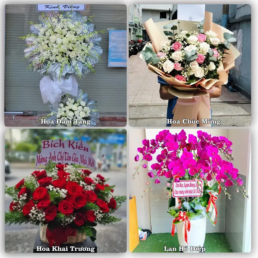 Dịch vụ đặt hoa online giao tận nơi tại Đồng Mỏ, Chi Lăng