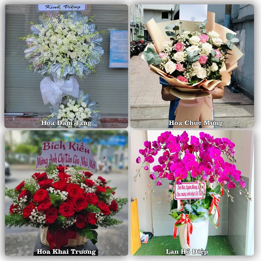 Dịch vụ đặt hoa online giao tận nơi tại Đồng Mỏ, Chi Lăng