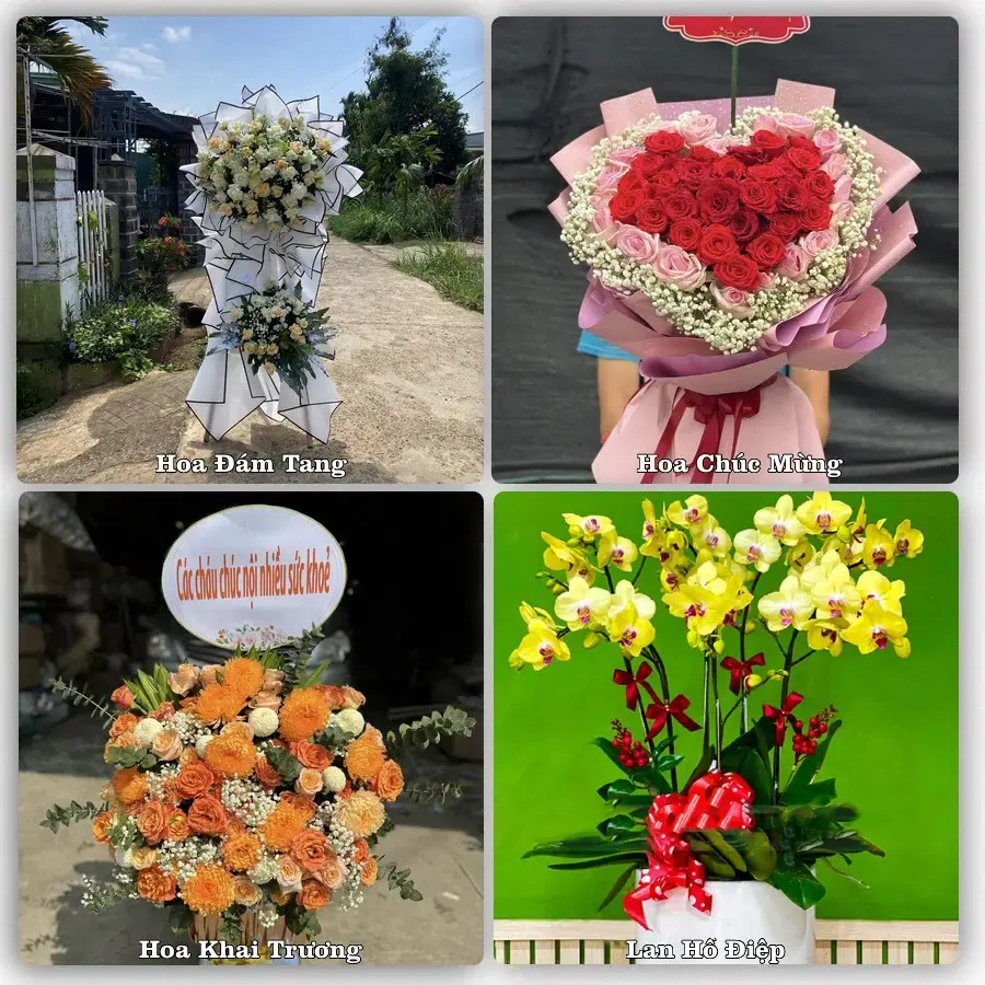 Shop hoa tươi Đông Phú, Quế Sơn – Tư vấn chọn mẫu theo dịp