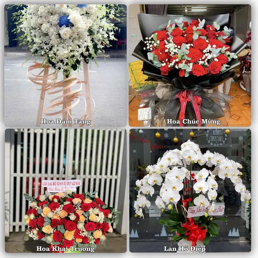 Shop hoa tươi Đồng Tâm, Chợ Mới – Giao tận nơi trong 2 giờ