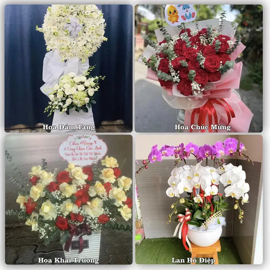Shop hoa tươi Đức Tài, Đức Linh – Có hình trước và sau giao