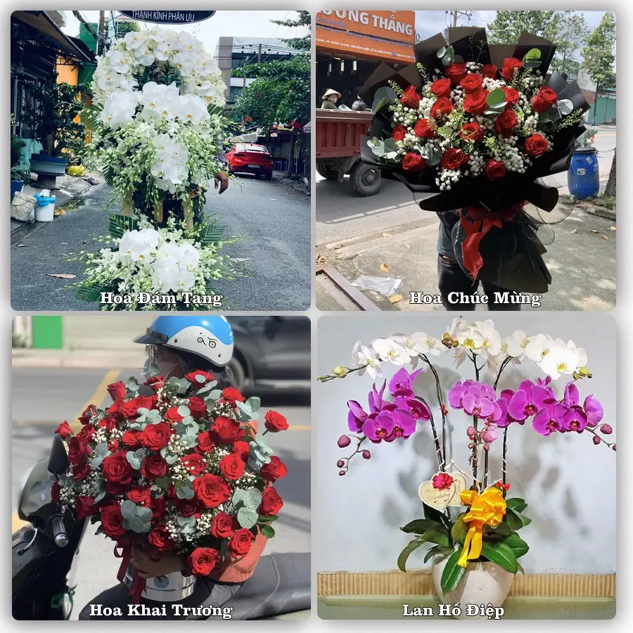 Dịch vụ đặt hoa online giao tận nơi tại Gia Khánh, Bình Xuyên