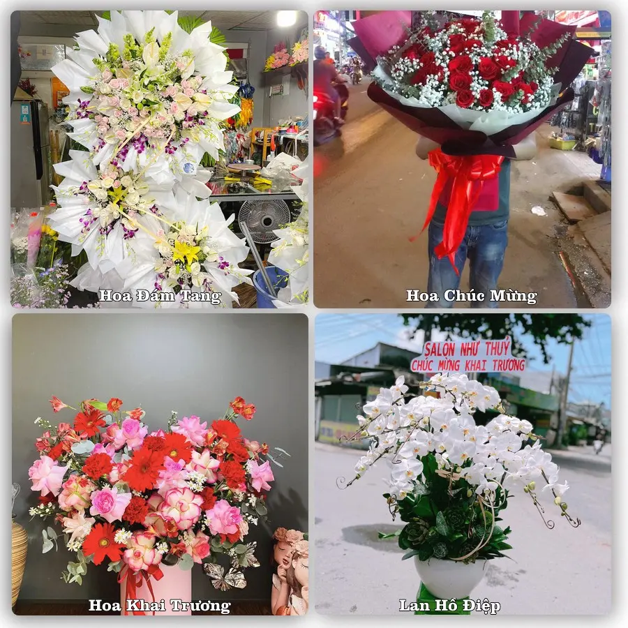 Mẫu hoa tươi dành cho khách đặt hoa tại Gia Lộc